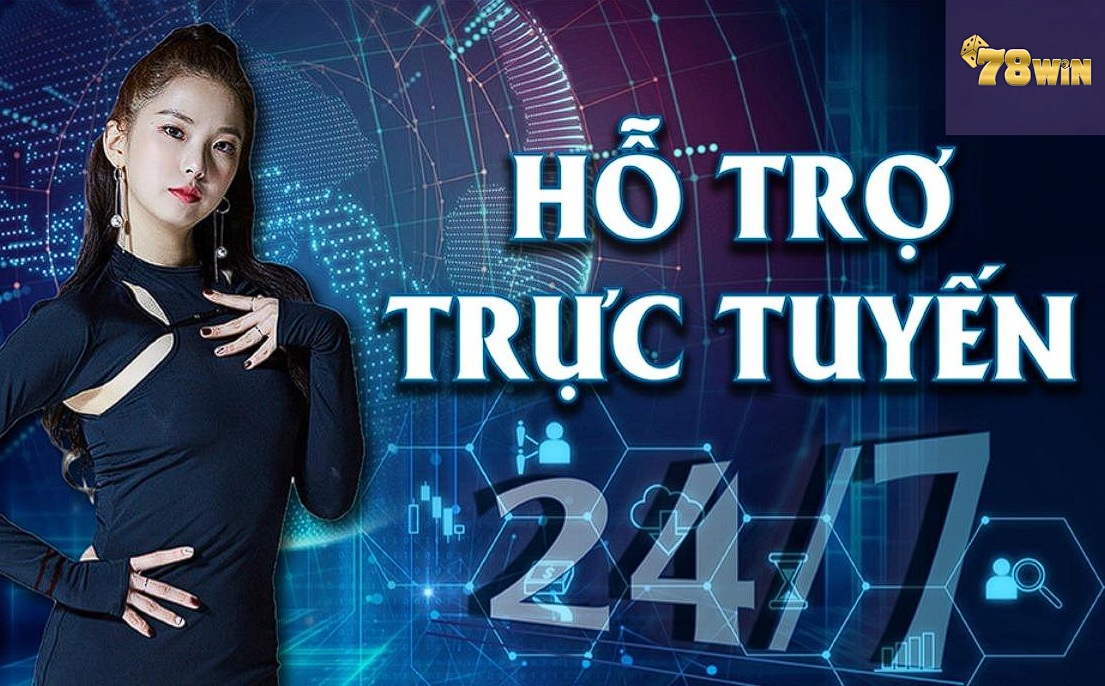 Đội ngũ hỗ trợ khách hàng trực tuyến 78Win luôn sẵn sàng 24/7