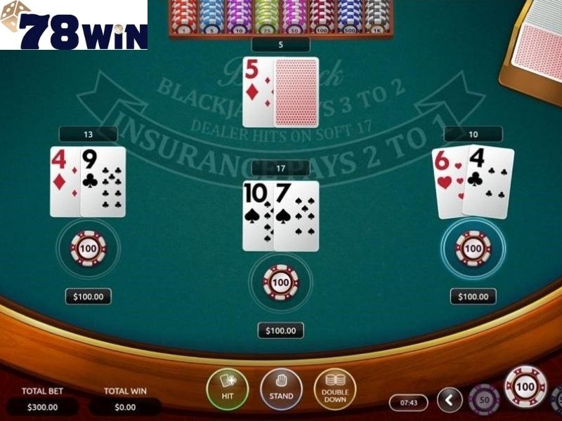 Người tham gia Blackjack cần đạt được tổng điểm ở các lá bài gần 21 nhất 